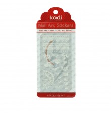 Наклейки для нігтів KODI Nail Art Stickers White 042FL