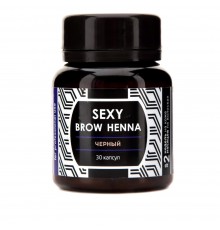 Хна Innovator Cosmetics SEXY BROW HENNA 30 капсул Чорна