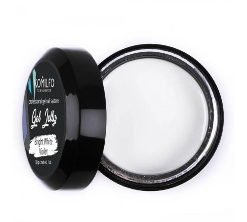 Гель KOMILFO Jelly 30 г (Bright White Violete) Гель KOMILFO Jelly 30 г (Bright White Violete)