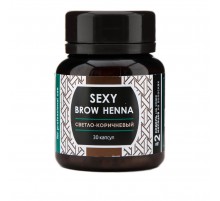 Хна Innovator Cosmetics SEXY BROW HENNA 30 капсул Світло-коричнева