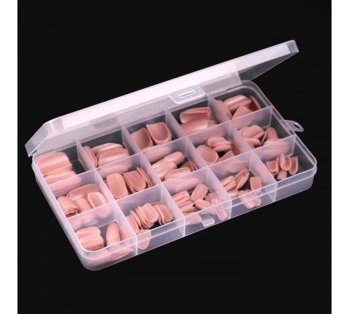 Форми KOMILFO SoFast мякі для швидкого нарощування нігтів 300 шт (Nude Soft Square Medium) Форми KOMILFO SoFast мякі для швидкого нарощування нігтів 300 шт (Nude Soft Square Medium)