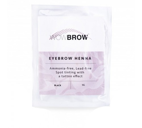 Хна для брів Vivienne WOWBROW 1 саше 1 гр (Black) Хна для брів Vivienne WOWBROW 1 саше 1 гр (Black)