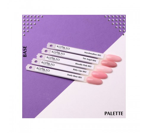 База KOMILFO French Rubber Base 30 мл (003 Blondie Pink) База KOMILFO French Rubber Base 30 мл (003 Blondie Pink)
