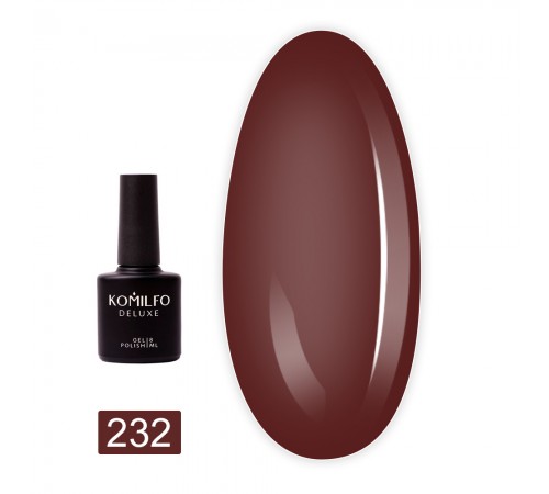 Гель-лак KOMILFO Deluxe Series 8 мл (232) Гель-лак KOMILFO Deluxe Series 8 мл (232)