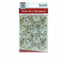 Наклейки для нігтів KODI Nail Art Stickers Gold 049BP