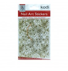 Наклейки для нігтів KODI Nail Art Stickers Gold 049BP
