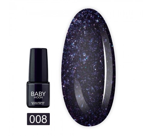 Гель-лак Baby Moon Midnight 6 мл (008) Гель-лак Baby Moon Midnight 6 мл (008)
