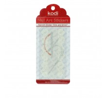 Наклейки для нігтів KODI Nail Art Stickers White 053LC