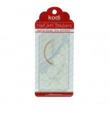 Наклейки для нігтів KODI Nail Art Stickers White 055LC