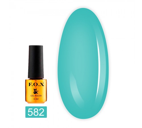 Гель-лак FOX gold Pigment 6 мл (582) Гель-лак FOX gold Pigment 6 мл (582)