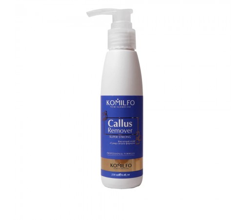 Засіб для педикюру KOMILFO Callus Remover Super Strong Formula кислотний пілінг 250 мл Засіб для педикюру KOMILFO Callus Remover Super Strong Formula кислотний пілінг 250 мл