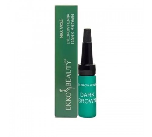 Хна Nikkmole Ekkobeauty для брів (Dark Brown) Хна Nikkmole Ekkobeauty для брів (Dark Brown)