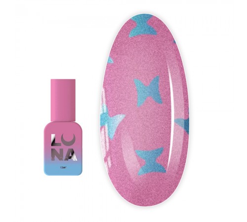 Топ для гель-лаку LunaMoon Top Butterfly Blue 13 мл Топ для гель-лаку LunaMoon Top Butterfly Blue 13 мл