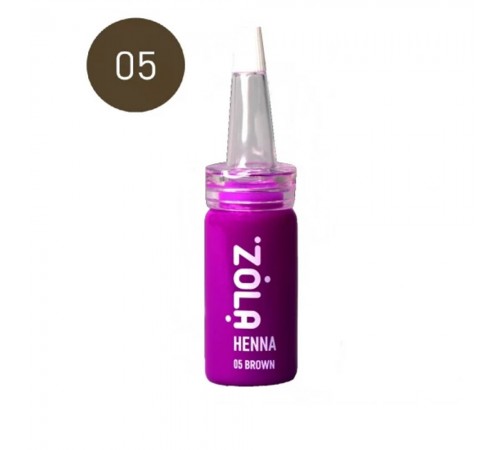 Хна Zola для брів професійна 10 гр (05 Brown) Хна Zola для брів професійна 10 гр (05 Brown)