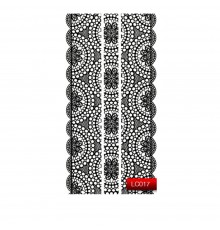 Наклейки для нігтів KODI Nail Art Stickers Black 017LC