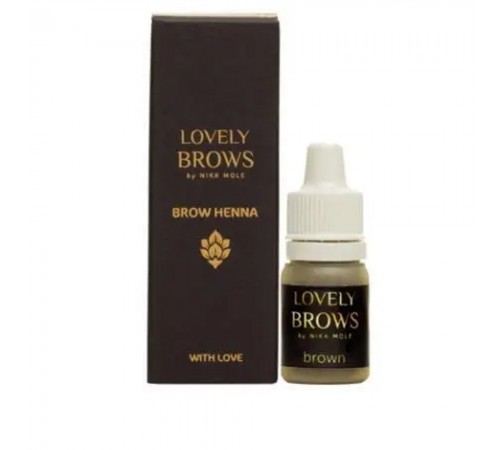 Хна Nikkmole Lovely Brows By Nikk Mole для брів (Коричнева (хна)) Хна Nikkmole Lovely Brows By Nikk Mole для брів (Коричнева (хна))