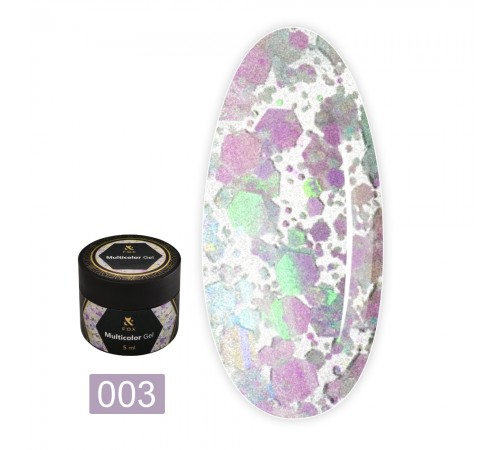 Гель FOX Glow Multicolor Gel 5 мл (003) Гель FOX Glow Multicolor Gel 5 мл (003)