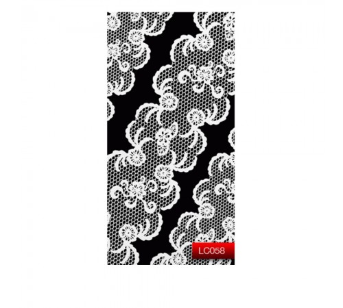 Наклейки для нігтів KODI Nail Art Stickers White 058LC Наклейки для нігтів KODI Nail Art Stickers White 058LC