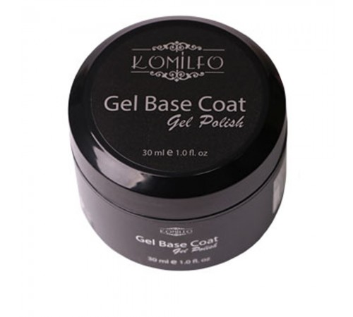 База KOMILFO Gel Base Coat 30 мл (без пензлика) База KOMILFO Gel Base Coat 30 мл (без пензлика)
