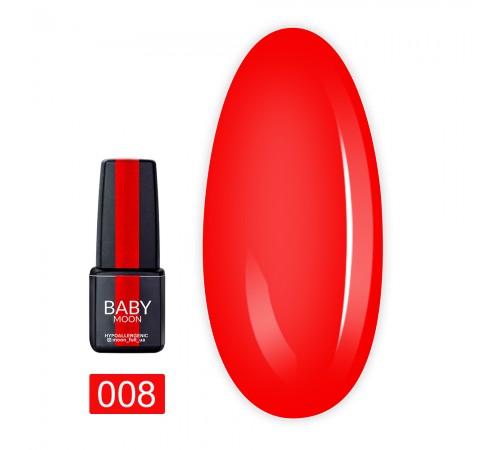 Гель-лак Baby Moon Red Chic 6 мл (008) Гель-лак Baby Moon Red Chic 6 мл (008)