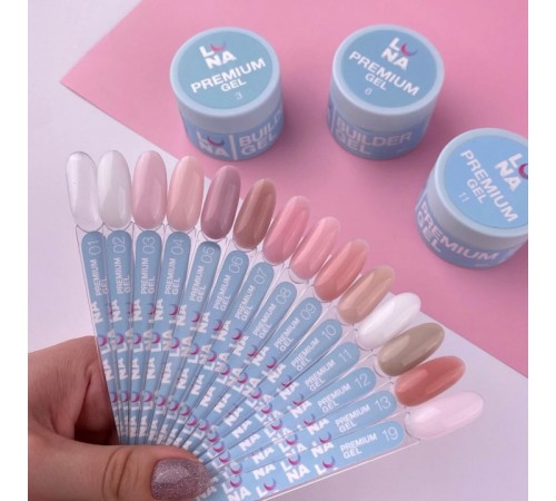 Гель для нарощування LunaMoon Premium Gel 30 мл (01) Гель для нарощування LunaMoon Premium Gel 30 мл (01)