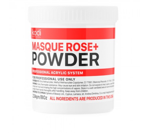 Пудра акрилова KODI Masque Rose+ 224 г Пудра акрилова KODI Masque Rose+ 224 г