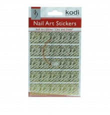 Наклейки для нігтів KODI Nail Art Stickers Gold 008BP