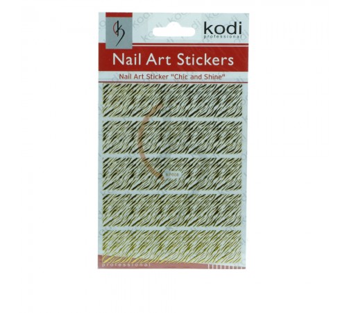 Наклейки для нігтів KODI Nail Art Stickers Gold 008BP Наклейки для нігтів KODI Nail Art Stickers Gold 008BP
