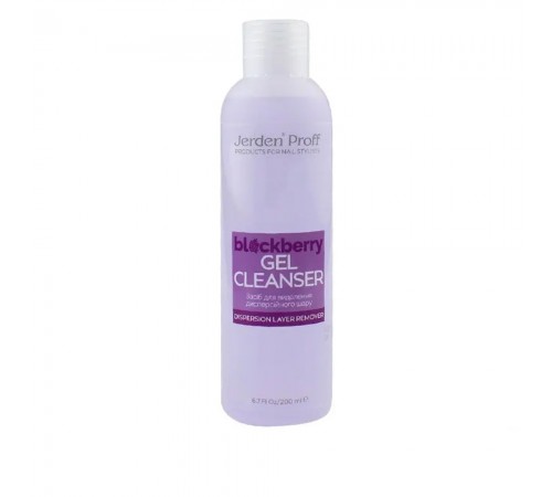 Рідина для видалення липкого шару Jerden Proff Gel Cleanser Ожина 200 мл Рідина для видалення липкого шару Jerden Proff Gel Cleanser Ожина 200 мл