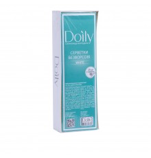 Серветки Doily безворсові у коробці 4.5*6.5 см 425 шт в уп (Білий)
