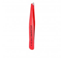 Пінцет для брів STALEKS EXPERT 11 TYPE 4 TE-11/4 (Червоний)