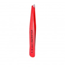 Пінцет для брів STALEKS EXPERT 11 TYPE 4 TE-11/4 (Червоний)